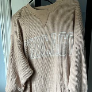 Super comfy waffle material AERIE sweatshirt